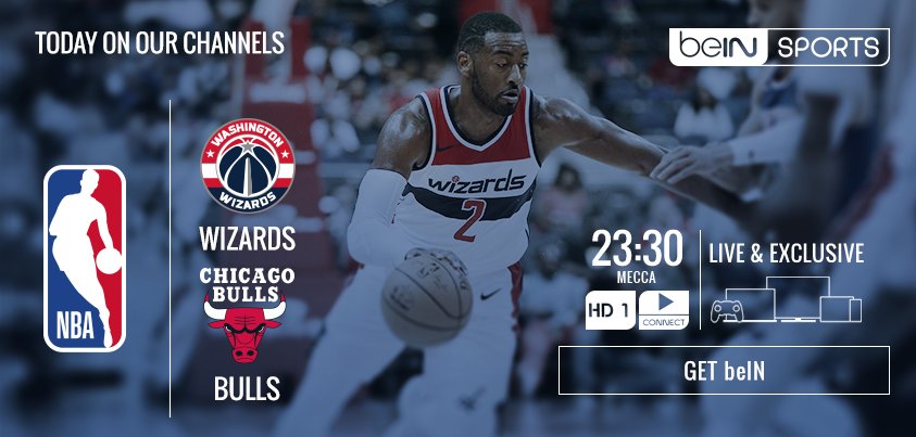 beINSPORTS_EN's tweet photo. .@WashWizards host the @chicagobulls! 
Get beIN and enjoy the action ➡️ https://t.co/VC9FJpayYr 
📞 +974-44-222-000
#NBA https://t.co/iCYggRm0hN