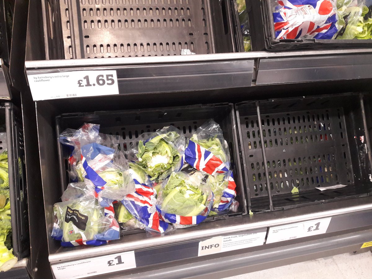 kathrynfirth3's tweet photo. Yo @sainsburys pls tell me what is the point of this open plastic bag around your cauliflowers?? Luckily I have a local veg shop that sells #plasticfree alternatives #leaveitontheshelf https://t.co/uBCr9RkLYR