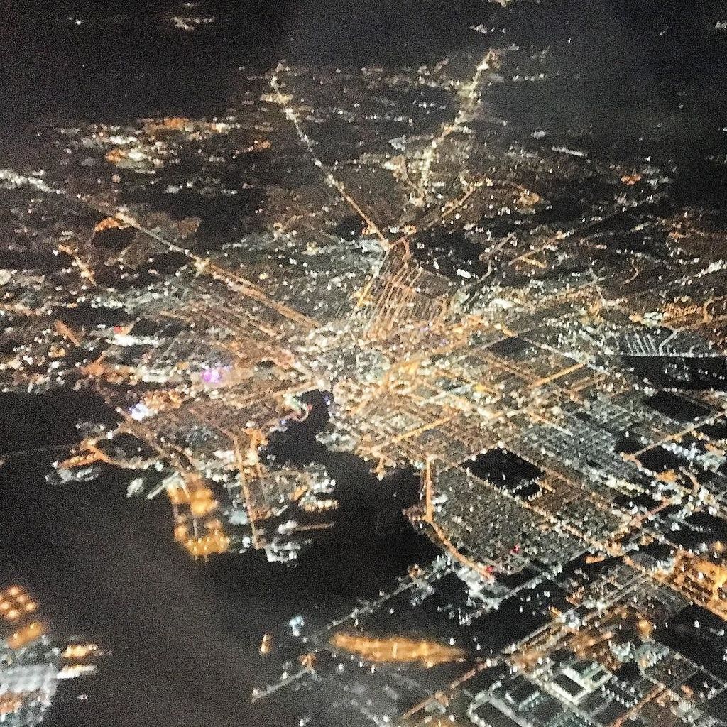 She said the prettiest place on earth was Baltimore at night #grahamparsons #baltimore #aerialphotography #whereintheworldisedwin