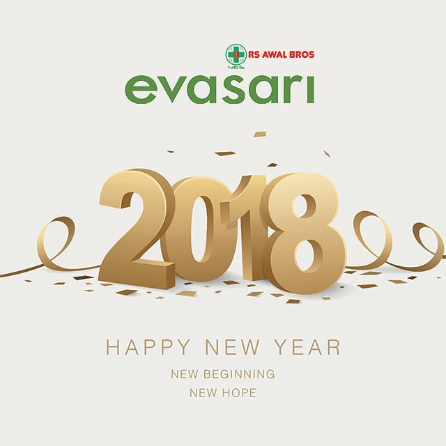 Management dan karyawan RS Evasari mengucapkan selamat tahun baru 2018, semangat &amp; harapan baru #HappyNewYear2018