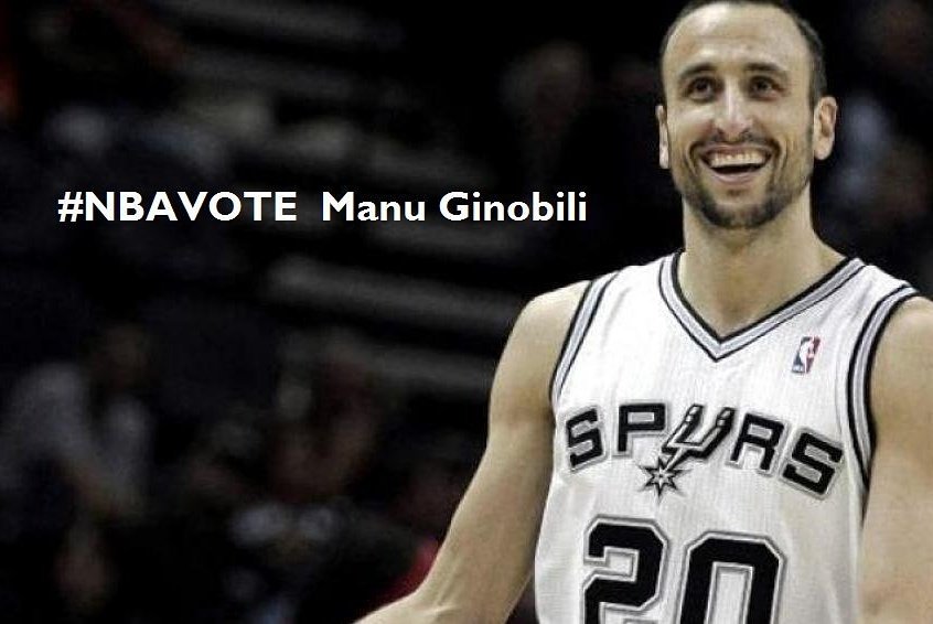 Hoy el VOTO VALE DOBLE!
👉 Cada RT es un voto

Vamos que tenemos chances!!!
Manu Ginobili #NBAVote