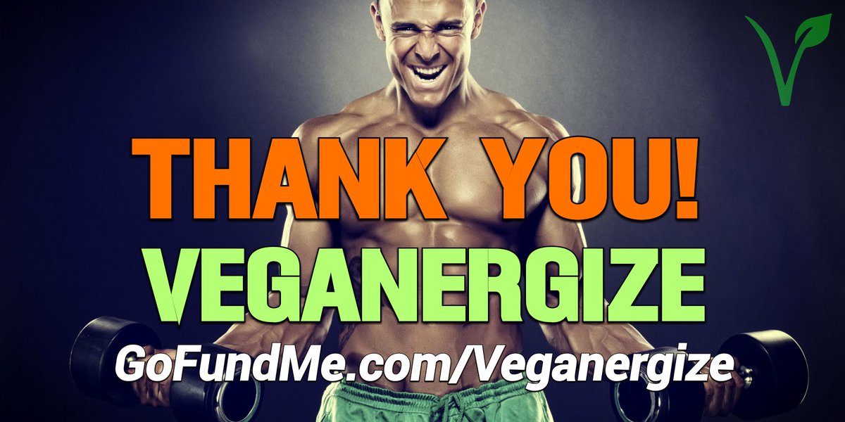 Veganergize_TV's tweet photo. Just received a #donation! A #Massive #ThankYou2017 and to the #donators! Please make your #donations here: https://t.co/UPfKPsCVS0 

#Gratitude is the #attitude! This #Vegan #venture is going to happen without a doubt! #HAPPYNEWYEAR https://t.co/rbatUcaO0H