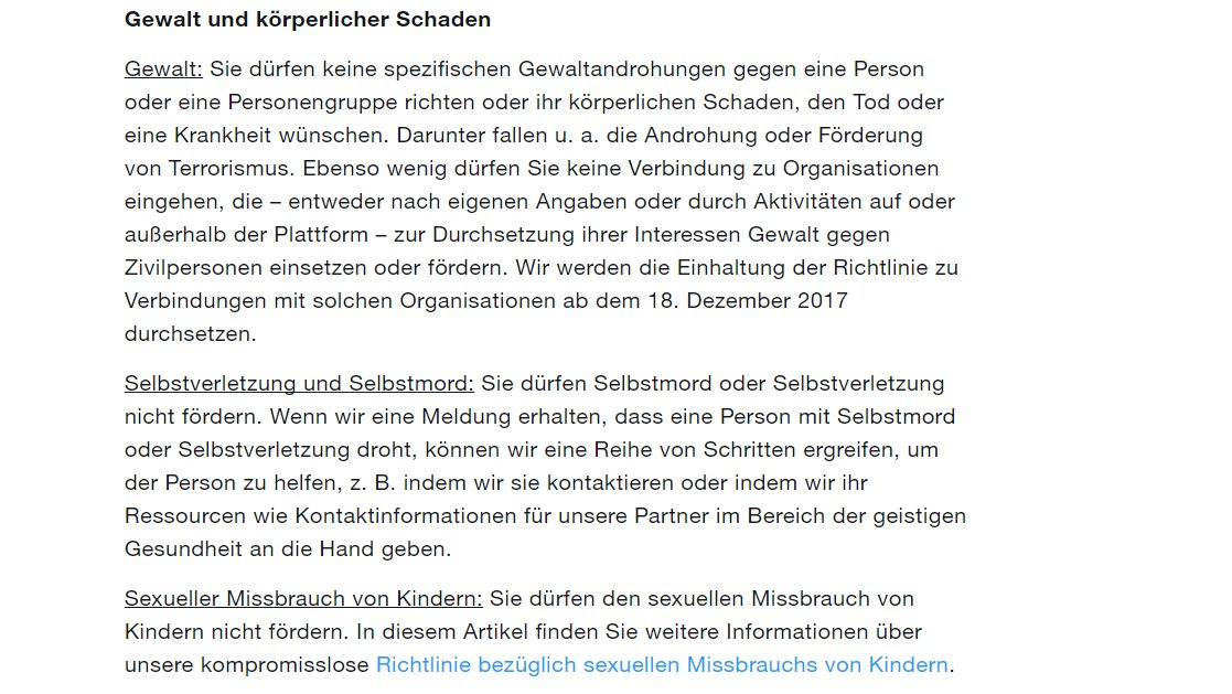Gegen was verstoße ich hier bitte ? @TwitterSupport <a href="/PolizeiBB/">Polizei Brandenburg</a>
