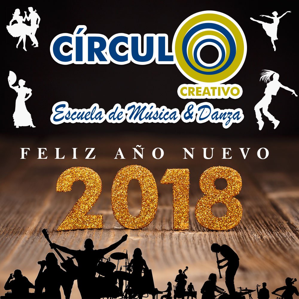 Desde Circulo Creativo queremos desearos un feliz año nuevo 2018. circulocreativo.es