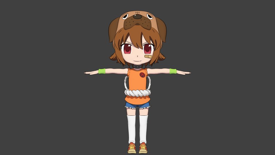 あそ Blend10 毎年恒例の干支神モデリング イヌたん ウェイトとかまだちょっと直したいところあるけどタイムアップ 今年作ったblender作品貼ってけ d えとたま T Co Myfkaq75uo Twitter