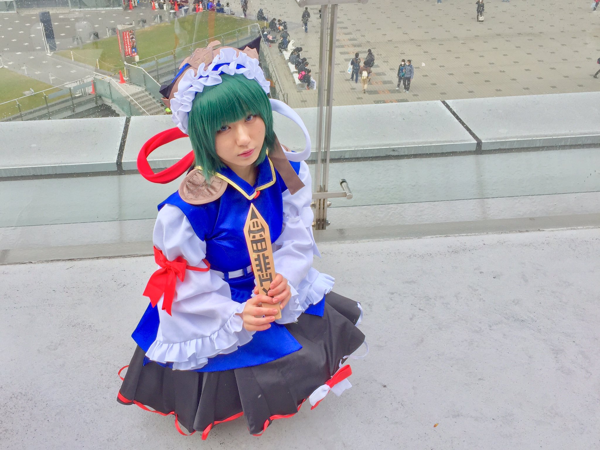 こーす っ えーき様が自らコミケに視察に来たようだ カガリッピさん Kagarippi C93 C93コスプレ 東方project 四季映姫