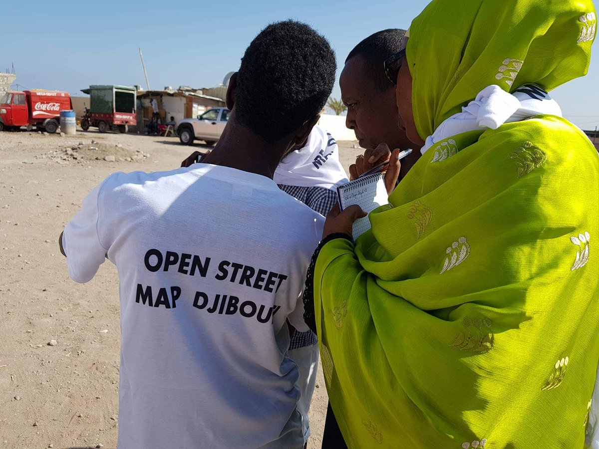 falher3's tweet photo. @DjiboutiOsm en fin sur le terrain pour la collecte de donné dans la commune de #Balbala #Mappingparty une expérience exceptionnel pour ces jeunes merci @TechinnovLab #Maptic #Niger #SOS_Villages_Djibouti d'avoir organisé cette formation sur la cartographie Numérique https://t.co/Z73jLebkFc