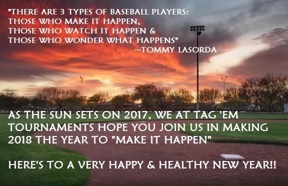 TAG_EM's tweet photo. Thank you all for making this a great year!! Here’s to a fantastic 2018!!! #Welcome2018 #HappyNewYear2018 #2018baseballseasoniscoming 

https://t.co/6M6hQPwmgc.  ⚾️😃 https://t.co/qPRmX2qQNj