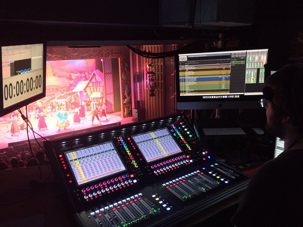 Hiykon's tweet photo. We've sent our Hire Manager @benhiykon down to the @CapitolHorsham to catch up with sound engineer Dan Barnes, who is using our @DiGiCo_official SD12 to full effect. https://t.co/7NvTf7Ydgj