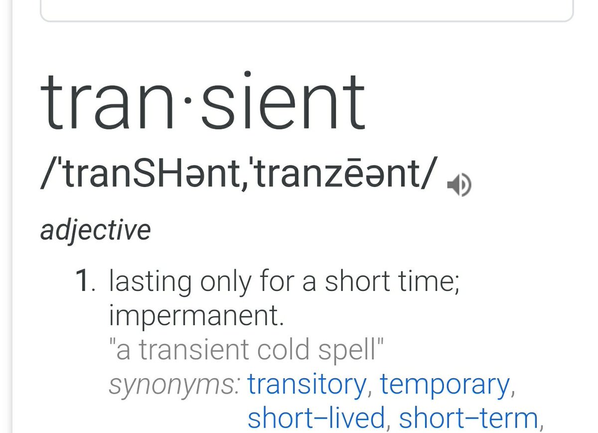 Without attention to His presence everything is transient.