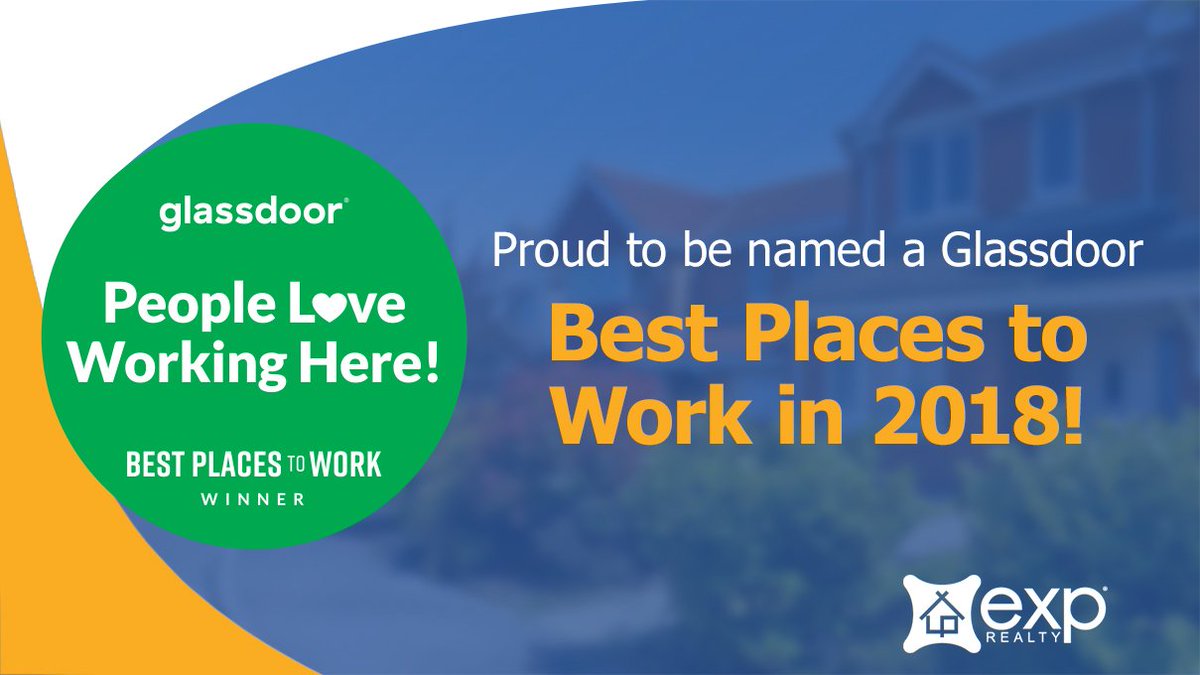 RealtyinOrlando's tweet photo. #JoinUs #eXpRealty Named #BestPlacetoWork by @Glassdoor #thefunkcollection https://t.co/boXPZYfz8h