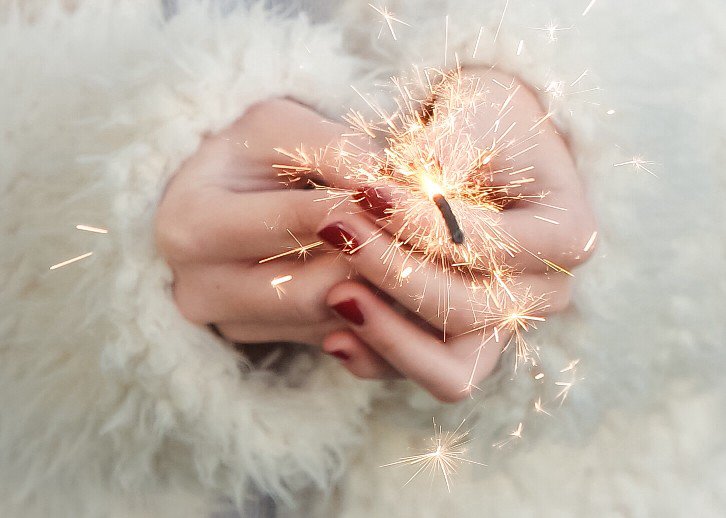 Spark up a celebration for the year to come. Happy New Year's Eve!