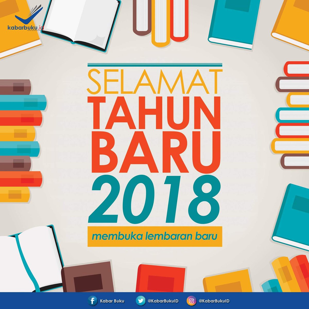 Selamat tahun baru 2018. Memburu buku baru, membuka lembaran baru, meraih pengetahuan baru. #SelamatTahunBaru2018 #HappyNewYear2018 #MembukaLembaranBaru #BukuBaru