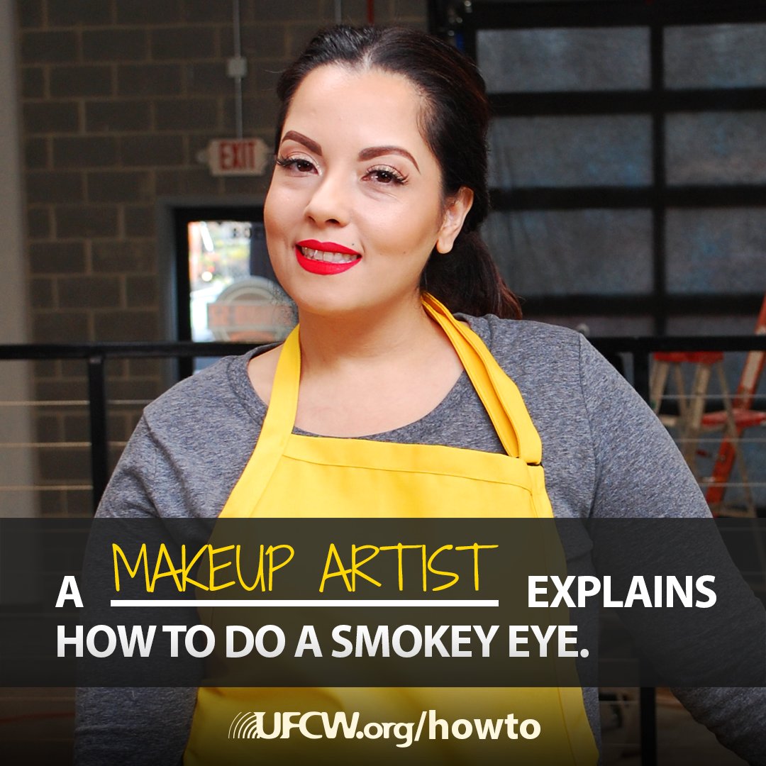 UFCW's tweet image. Going out on the town this #NewYearsEve? Learn how to create a hot smokey eye look with this tutorial: ufcw.org/howto #UFCWHowTo