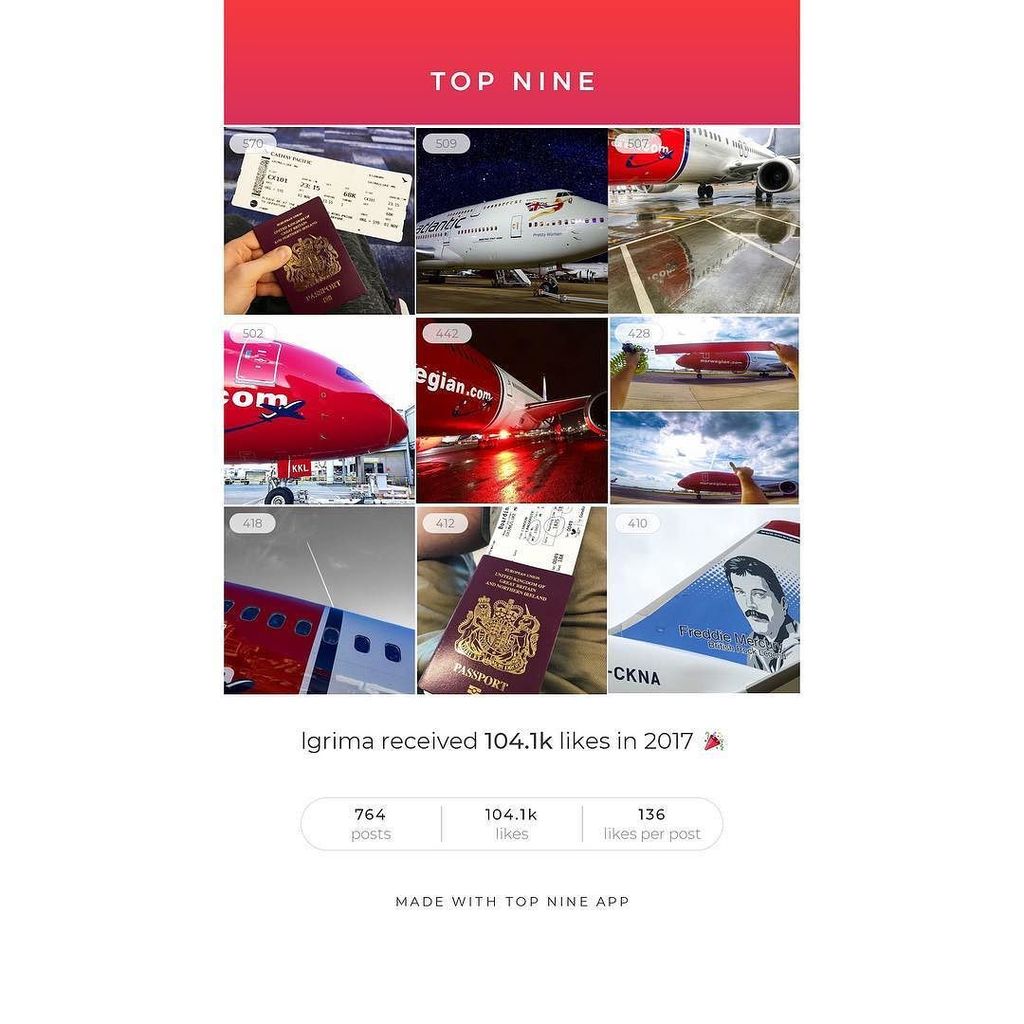 LGrima's tweet photo. No surprises my Top 9 posts of 2017 is distinctly a Norwegian feel.
🔺
🔺
@flynorwegian @gatwickairport @megaplane @osm_aviation
🔺
#LGW #GatwickAirport #Gatwick #RampLife #AirportLife #AVGeek #Aviation #AviationDaily #InstaPlane #InstaAviation #MegaPla… https://t.co/rEfwd5XRmA https://t.co/8HXrpDedIb