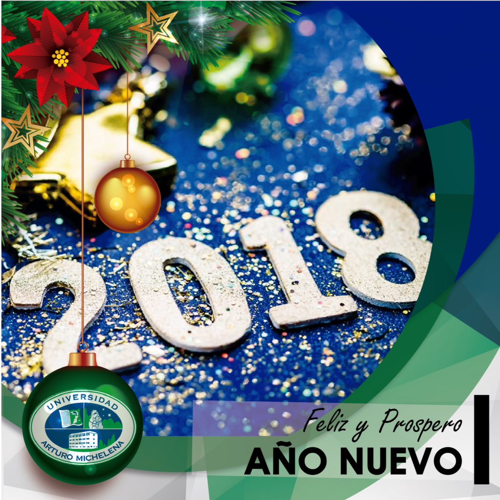 uam_ve's tweet photo. Desde la Universidad Arturo Michelena deseamos que este año que está a punto de iniciar sea de prosperidad, progreso y amor para todos, en especial para los que de una u otra manera forman parte de esta familia ¡2018 allá vamos! ¡Feliz año #UAMISTAS! 🎆
.
#UAM https://t.co/CpeMTM44a3