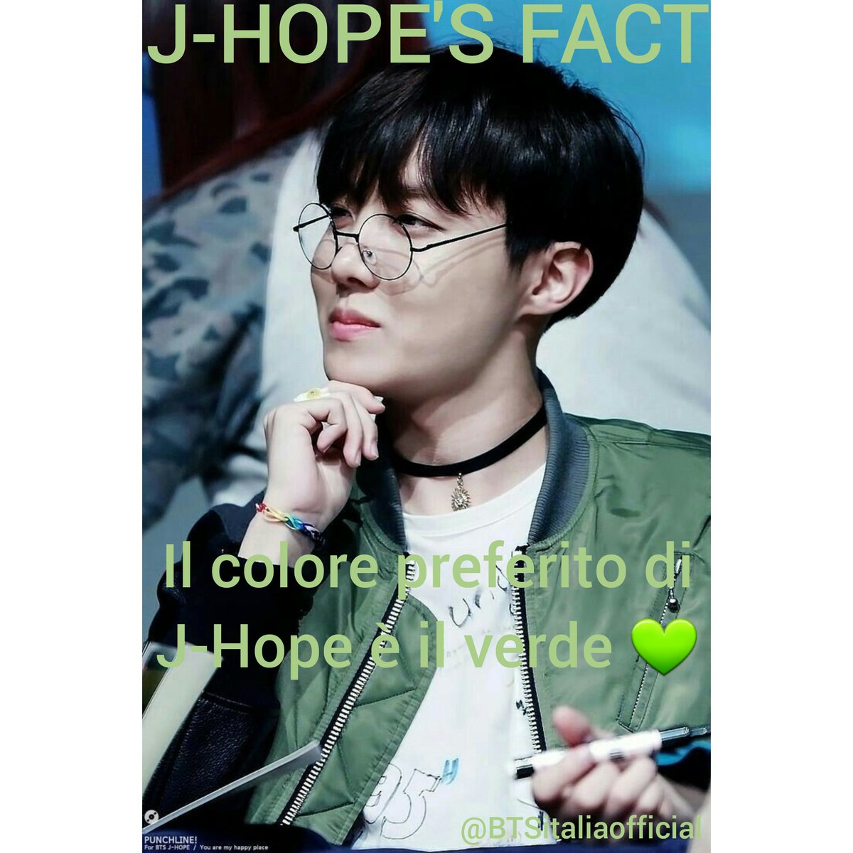 Btsitaliaofficial On Twitter J Hope S Fact J Hope S Favourite Colour Is Green Btsfact Bts Hoseok Btsitaliaofficial