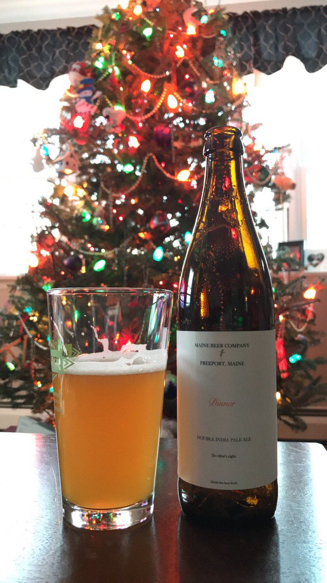 cmess29's tweet photo. Got my Dinner and ready to ring in the new year! @mainebeerco https://t.co/V7TY40JjS0
