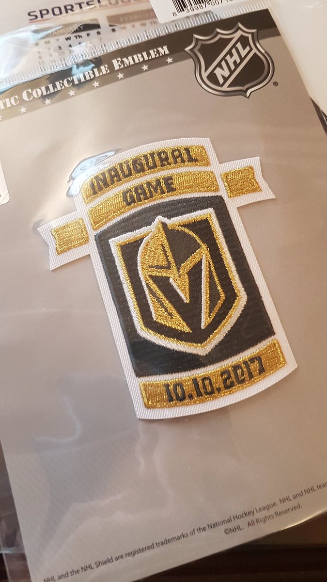 golden knights inaugural season patch