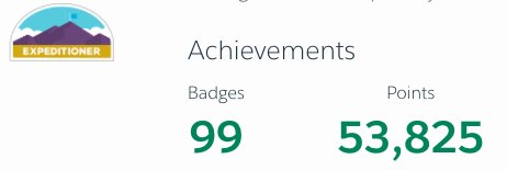 bryanlubic's tweet photo. One more badge to go to #SeizetheTrail and earn Ranger in 2017 thanks to @trailhead @salesforce @salesforceadmns for great journeys and support! https://t.co/F6YfpwnI0H