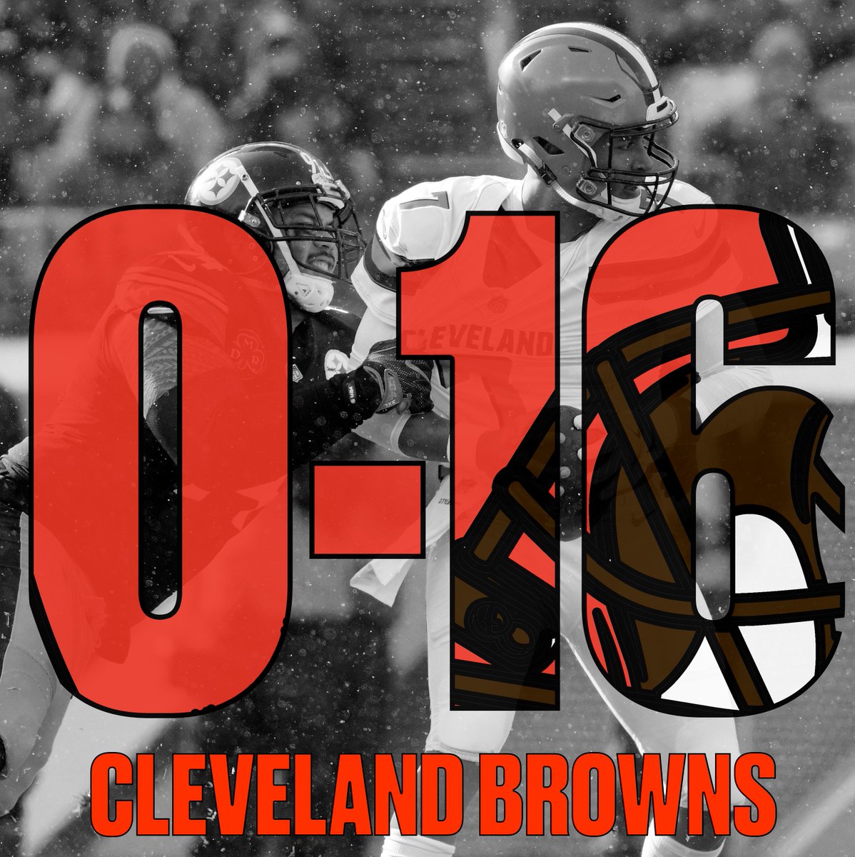 Sunday Night Football on NBC on X: 'The Cleveland Browns have completed the  second 0-16 season in NFL history.  / X