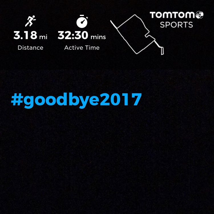 jenrasnake's tweet photo. #lastrunfor2017 https://t.co/F5Z6lrfiyn