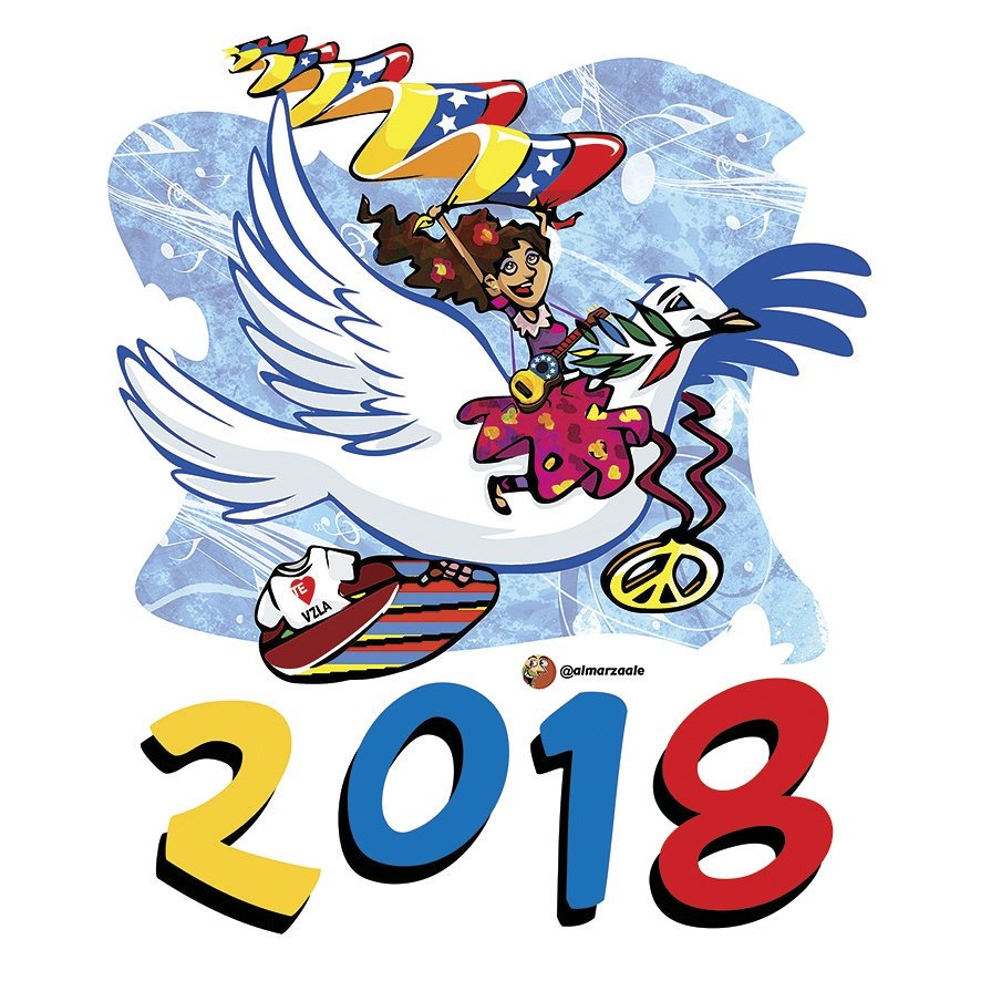 almarzaale's tweet photo. Mi deseo para este nuevo año #2018. Una #Venezuela en #Libertad y #Paz. Con oportunidades para todos, que impere la justicia y que todos podamos volver a nuestro amado país para hacerlo el más grande y bello del mundo. #TeAmoVenezuela #VenezuelaLibre #FelizAño2018 #Venezuela https://t.co/dpIgUEQ3if
