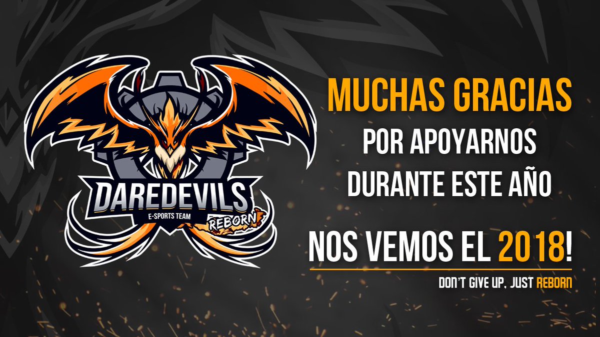 2DRTeam's tweet photo. En nombre de cada uno de los miembros que conforman #2DRTeam, queremos agradecer y desear un feliz año nuevo a todos y cada una de las personas que nos ha brindado su apoyo.
Orgullosos de nuestro equipo y la gran campaña que desarrollamos este 2017!
Nos vemos el próximo año https://t.co/63hYMAwS6U