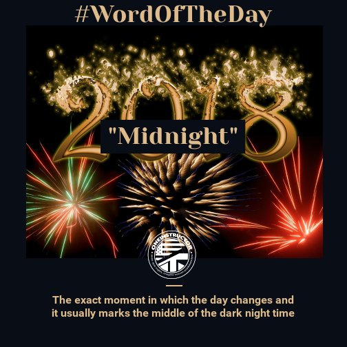 OneInstructor's tweet photo. 🌃#WordOfTheDay
"Midnight" = Media noche
"The exact moment in which the day changes and it usually marks the middle of the dark night time"
#newyear #añonuevo #aprendInglés #personalizado #rancagua #machali #oneinstructor #cursodeingles #cotiza #onlin… https://t.co/8t2XNvPQzQ https://t.co/yPGxAJHOWP