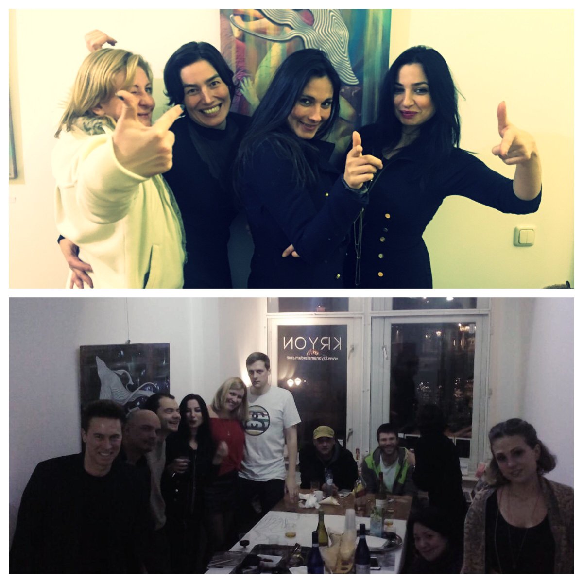 kryonamsterdam's tweet photo. The team & friends of #artgallery KRYON Amsterdam wishing you all the best for #2018! ππππ₯To a year full of #love #art & #peace.. And of course you are very welcome to visit us soon at Amstel 182A for the current expo #SpacesBeyond. #HappyNewYear #KryonAmsterdam #iAmsterdam https://t.co/hx2a2vGA53