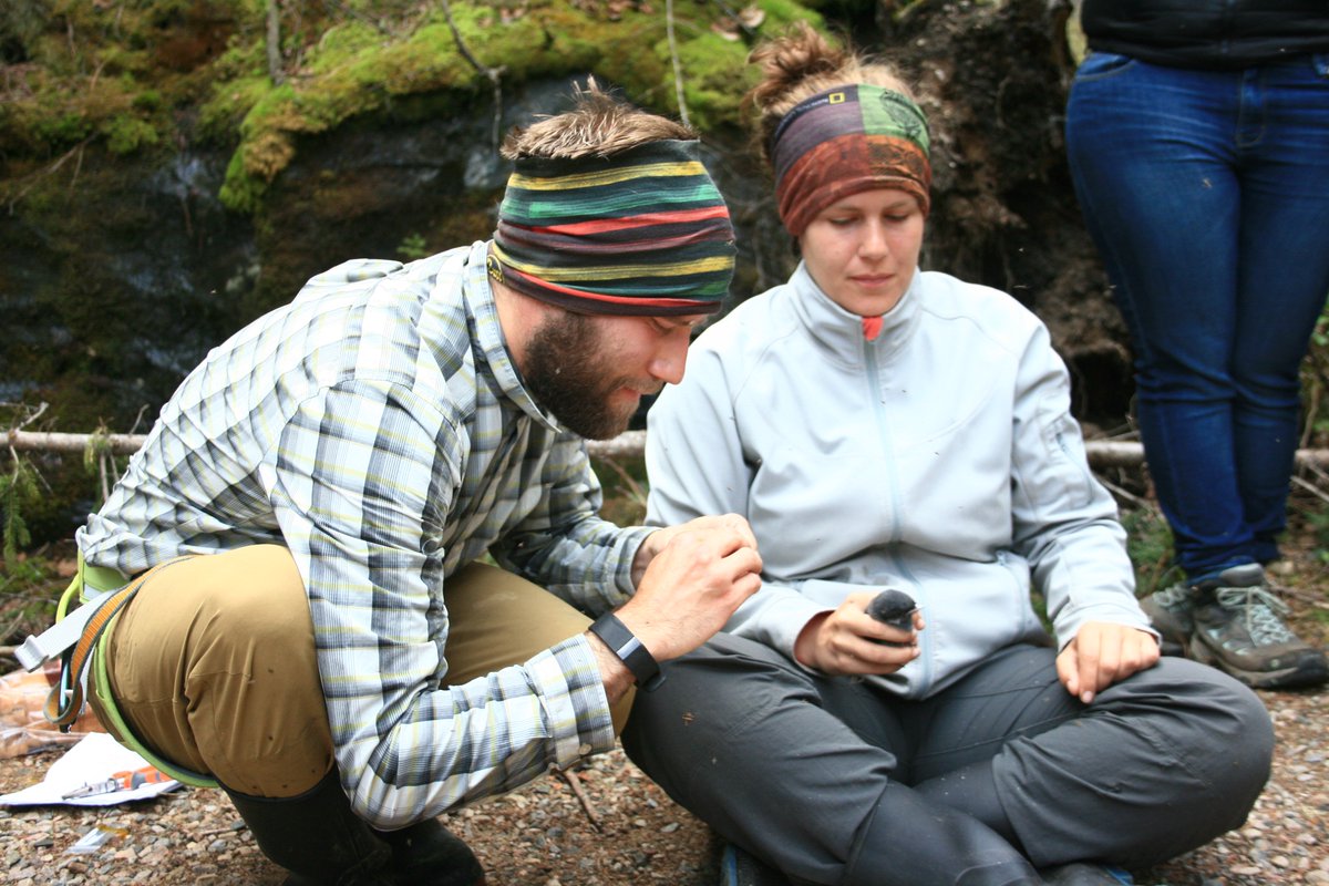 AlgonquinWRS's tweet photo. #YearInReview2017: #GrayJay researchers @koleyfree and @Alexsutto record some of the highest nest failure rates and latest nesting/fledging dates in more than 50-years of research
#FieldSeasonInReview2017 #AlgonquinPark #FieldWork #Ornithology #CanadaBird #NationalBird #Phenology https://t.co/WSrbmh1UiX