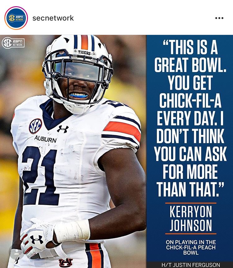 taylorknight01's tweet photo. “Yeah we lost the only game that mattered and everyone kinda forgot about me in the middle of the season but at least we get chicken sandwiches.” https://t.co/81JioEEh3H