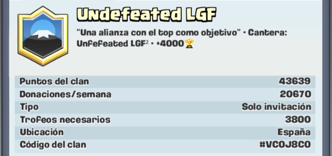 Undefeated_CR's tweet photo. Nuestrxs chicxs de ladder se han vuelto a superar, alcanzando 43.500 trofeos este final de temporada.

¡Enhorabuena!🎉 https://t.co/d36ZY207xK