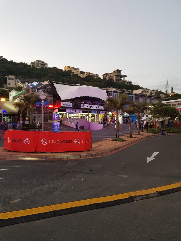 5FM's tweet photo. And the doors have opened in Durban! The Ballito NYE Street party is ready to go 😎

#NYE5 #5ummer https://t.co/b6WE3lbXky