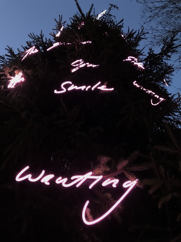 LightInitiative's tweet photo. Connaught Hotel Christmas Tree - Working for Tracey Emin Studio Light Initiative created and installed 93 ‘neon’ words, a wireless control system and bespoke rigging infrastructure, from engagement to delivery in 4 weeks...more info on our FB page. https://t.co/y2UZuXmZv3