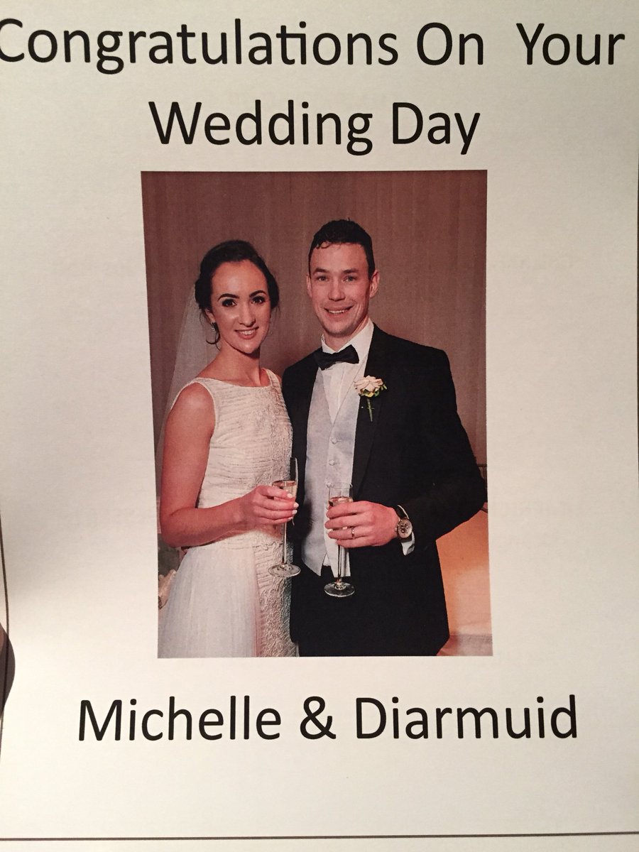 GlenroeGAA's tweet image. Congratulations to Diarmuid and Michelle on your Wedding Day from all at Glenroe GAA