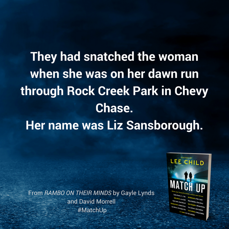 TheCrimeVault's tweet photo. From the page-turning anthology #MatchUp, featuring @gaylelynds
 and @_DavidMorrell's #RamboOnTheirMinds #12DaysofMatchUp https://t.co/EnyjrKkub3