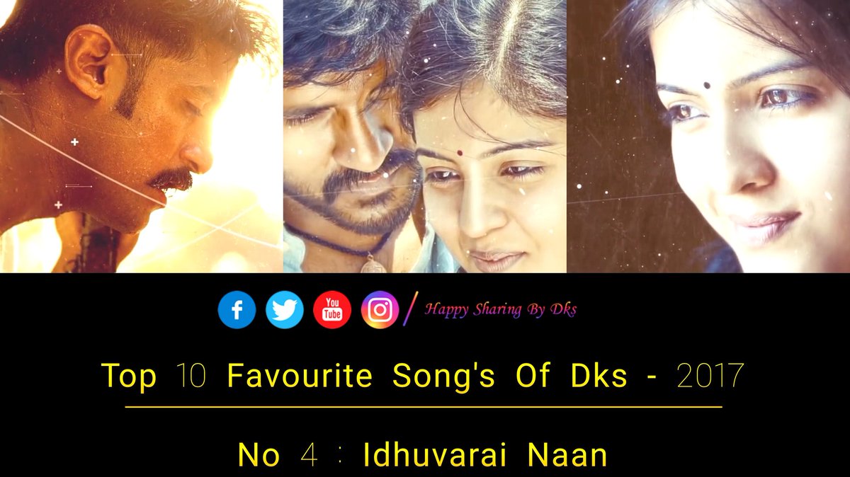 Dksview's tweet photo. ππ #Dks2017 π
πΈ Our Top 10 favourite song's of 2017 π
π #DksTop10 #MeyaadhaMaan #AreaGaana #PadaiVeeran #IdhuvaraiNaan #VikramVedha #Yaanji #SemmaBothaAgathey
@thisisysr #Karthikraja @IAMVIJAYYESUDAS @actor_vaibhav
@AdharvaaMurali1
@anirudhofficial π https://t.co/WDIyqiOEFa
