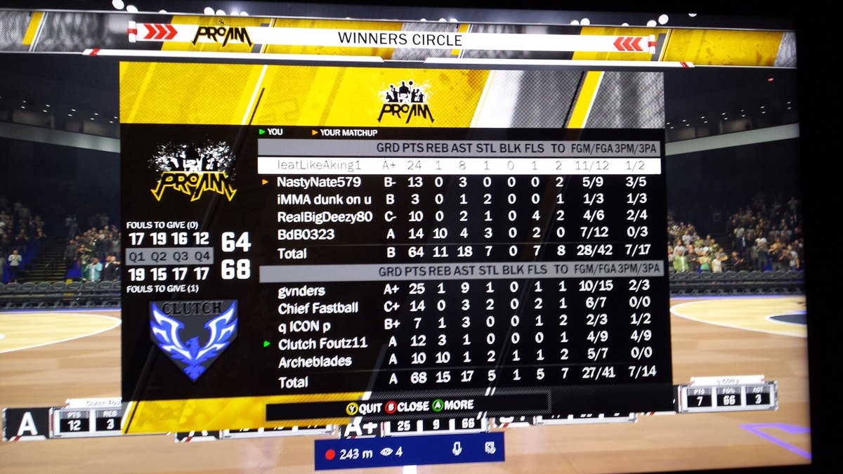 Foutz711's tweet image. Finally overcame the 5-out! Handed an Elite-4 team their 4th L. @gvnders, way to step-in and hoop! #2kdraftme #2kdraftus