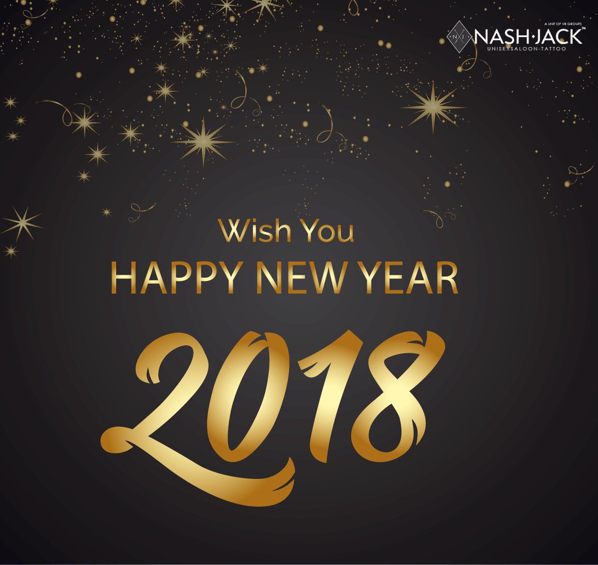 TheNashJack's tweet photo. NASHJACK team wishes you a Very Happy &amp; Prosperous New Year 2018. https://t.co/AbyRr3inTL