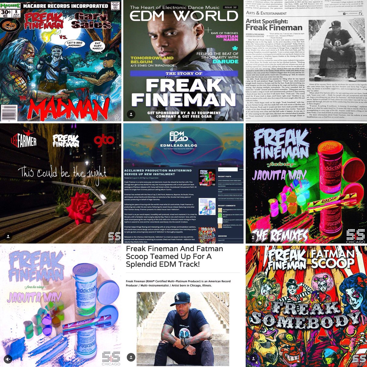 DJFreakFineman's tweet photo. #2017 Was Good To Me In So Many Ways. I Want To Thank You All For Their Love, Belief Confidence and Support. I’m Just Getting Started Lol! 
Everyone Have an Amazing New Years Eve and as Always…
Keep It Kreepy🎃! #horror #themadman #freakfineman #snschicago #macabrerecordsinc https://t.co/zfKiDTReiX