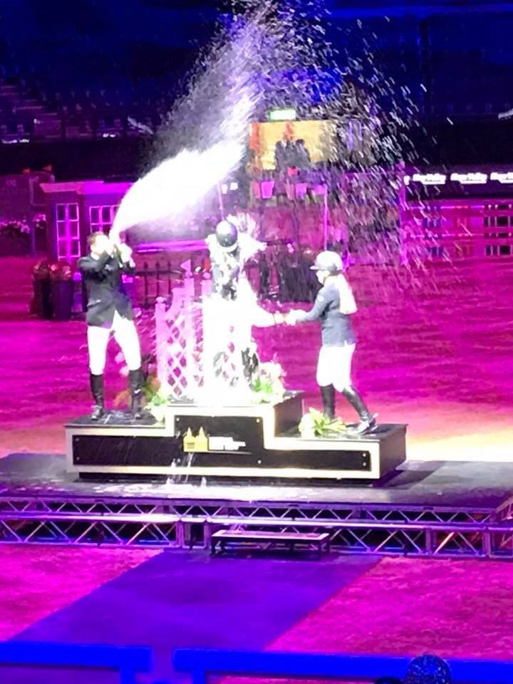 JSEquestrian's tweet photo. Great day for John Shaw @LiverpoolInt today 2nd place, all at #jsequestrian very proud #showjumping #horses https://t.co/vSUeEQF8wd