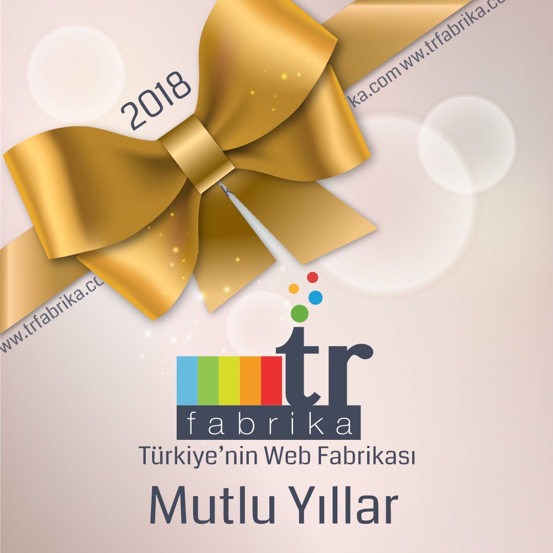TRFabrika's tweet photo. 2018 yılının tüm hayallerinizin gerçekleştiği sağlıklı, mutlu ve hepimiz için neşe dolu bir yıl olmasını dileriz.
 TR Fabrika #trfarbika #MutluYıllar #YeniYılaGirerken https://t.co/w1kSl4GB5O