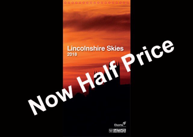 LincsSkiesComp's tweet photo. Still need a 2018 calendar? Lincs Skies Calendars are now HALF PRICE with all proceeds going to the Lincs &amp; Notts Air Ambulance @LNAACT Buy in stockists or online: https://t.co/Nr1Jdj4Bs3 https://t.co/eaSh24tAS4