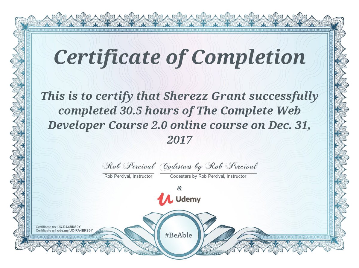 rezziemaven's tweet image. Finally finished it just before the end of the year! It was a major goal of mine this year, so I’m so glad to end the year on such a high note!
@techedrob, thank you for changing my life!
#webdevelopment #webdevgoals #learntocode #goodbye2017