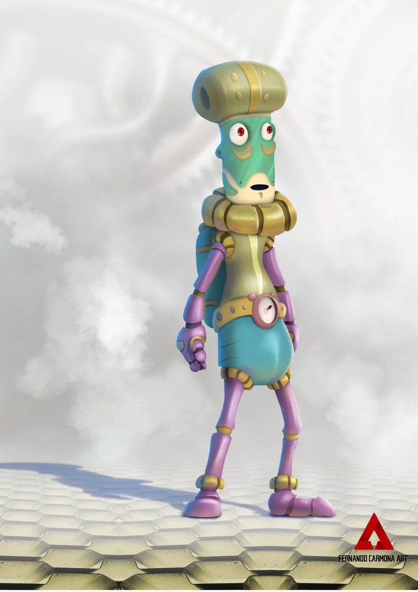 dextercaos's tweet photo. Character design for AR game project https://t.co/Bl02kTY6Ro