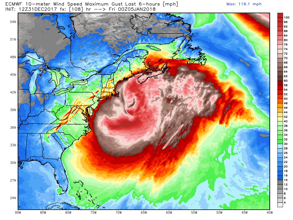 Jim Cantore on X: Boy I'll tell you whatever is sitting off northeast  coast Thursday is going to be one hell of a storm! May be known more for  wind, waves than