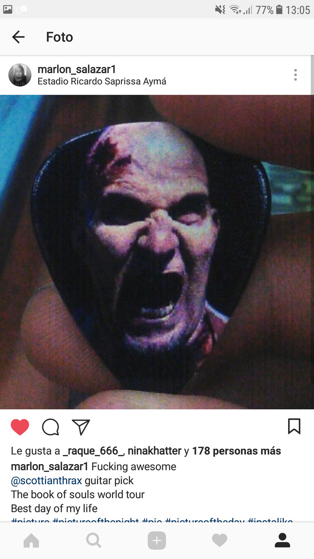 Happy birthday to I have a memory of when they came to costa rica. I hope Anthrax back soon. 