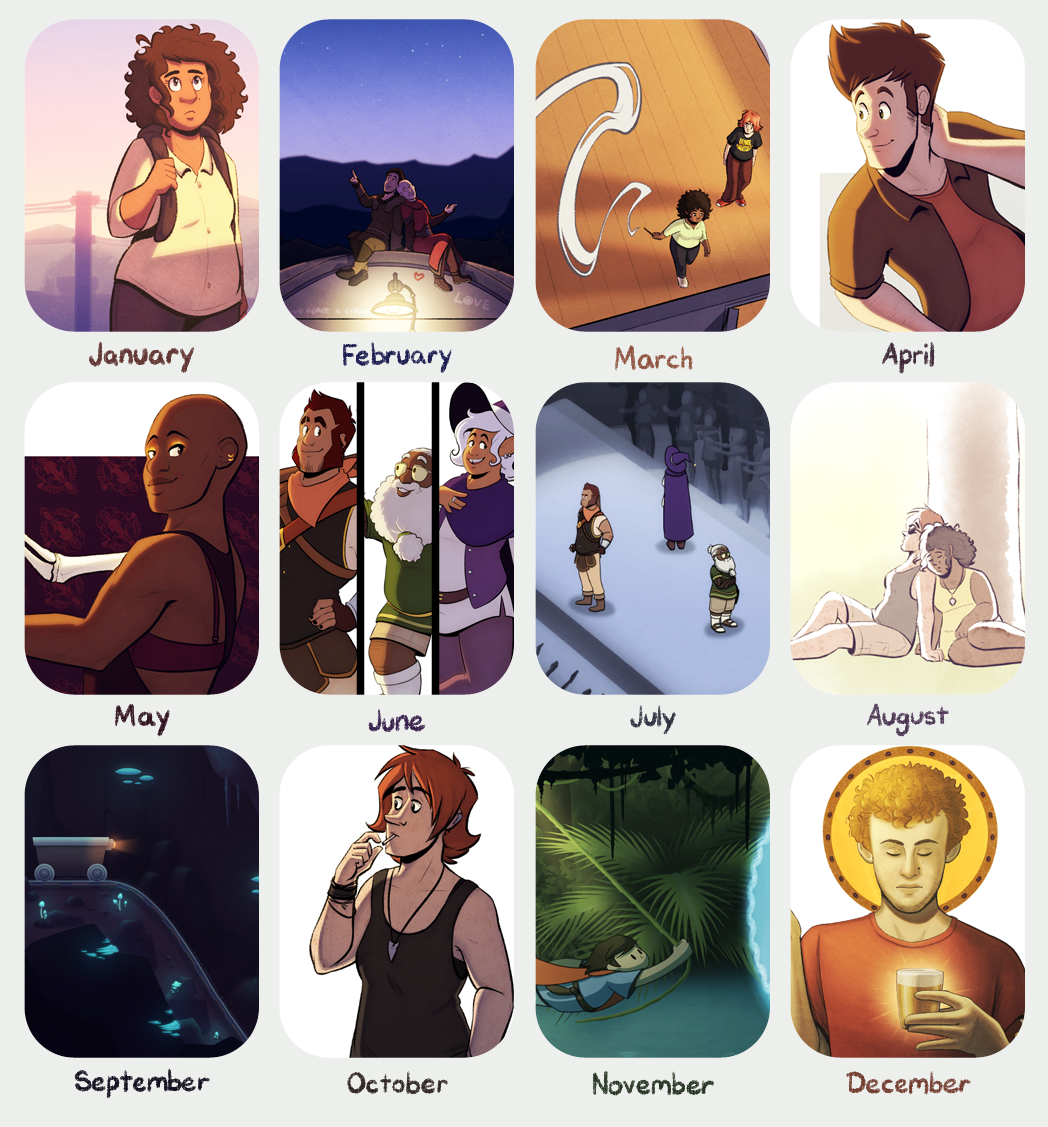 moosedoodles's tweet photo. another Year In Review :0

i keep feeling like this year wasn't v productive but i did a lot of work on comics + animations which are quite Time Intensive Activities huaha, so! i worked on a lotta secret things, and hopefuly this year i'll be able to start sharin em! 👍 https://t.co/2bIz5m99BU