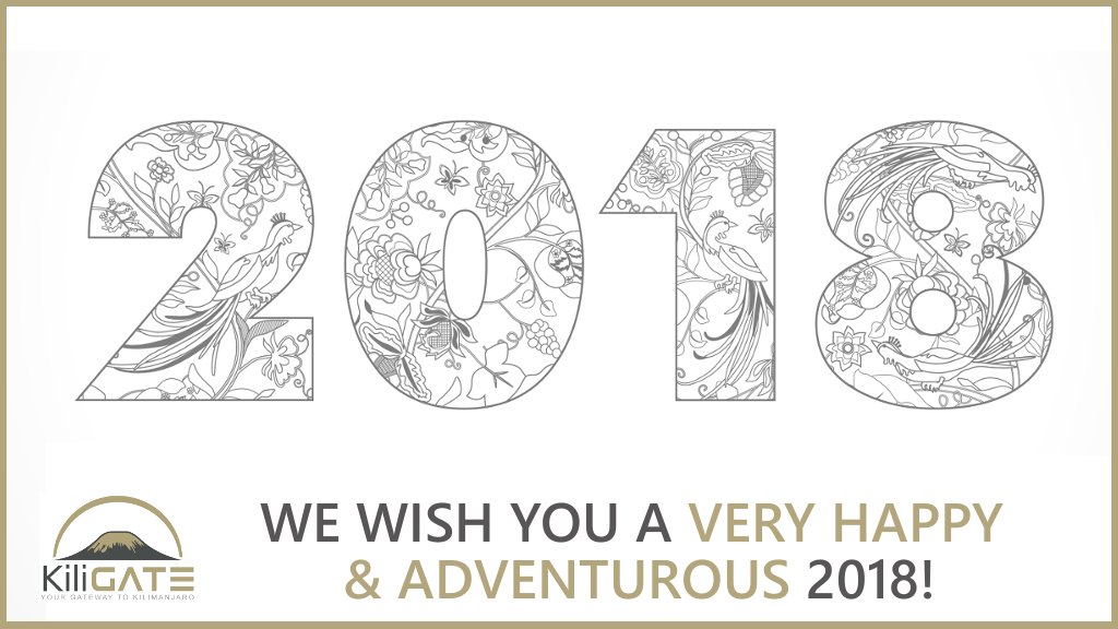 kiligate's tweet photo. The KiliGATE Team wishes you a very HAPPY NEW YEAR! 
May it be full of adventures and ticked off bucket list items. https://t.co/1qFddrXqg5